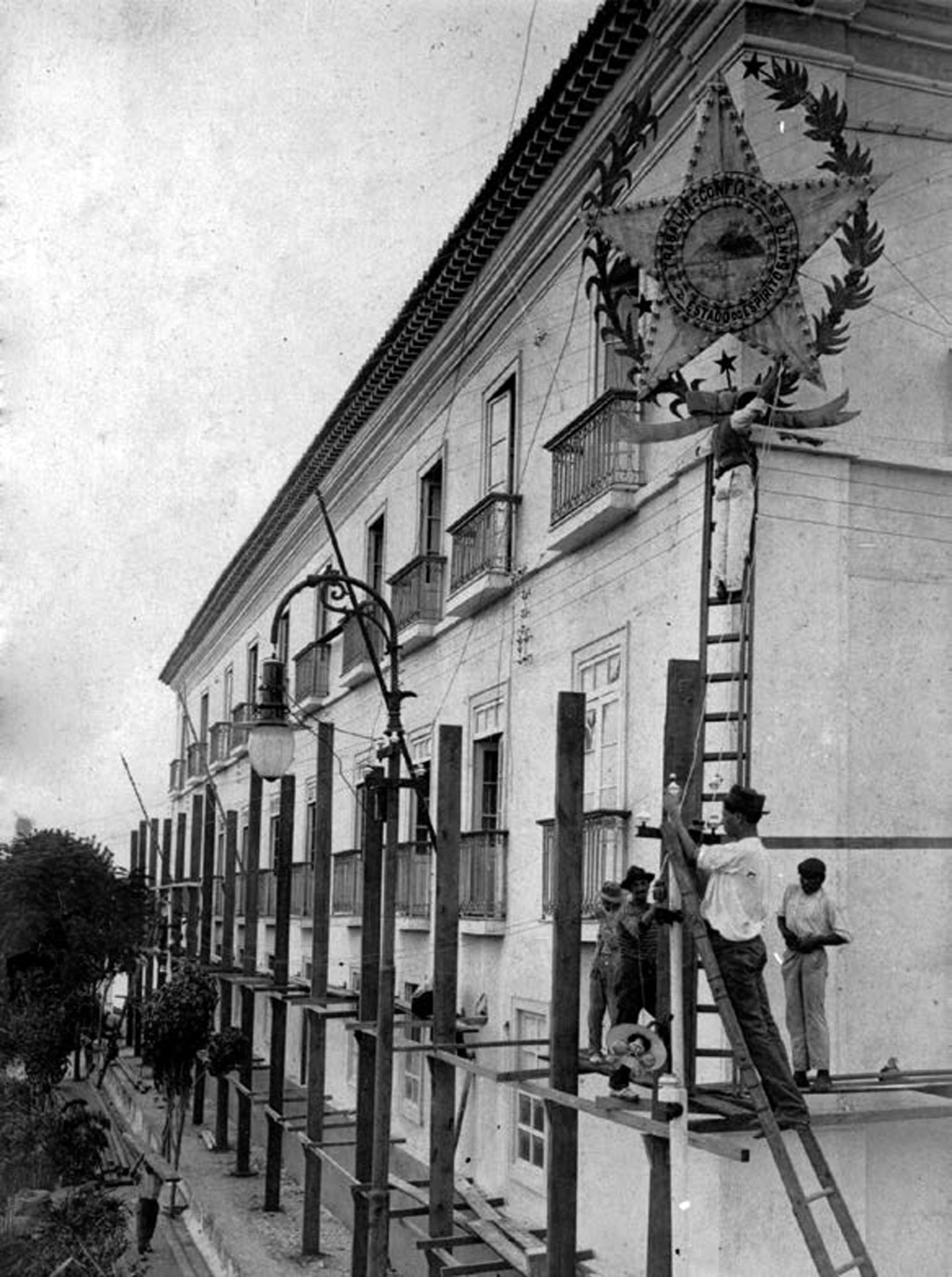 Reformas do Palácio Anchieta em 1912