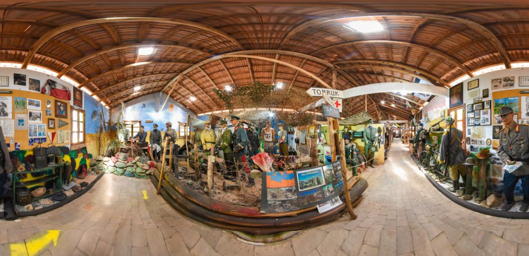 Vista do Museu das Grandes Guerras em Afonso Cláudio, Espírito Santo — espaço cultural histórico