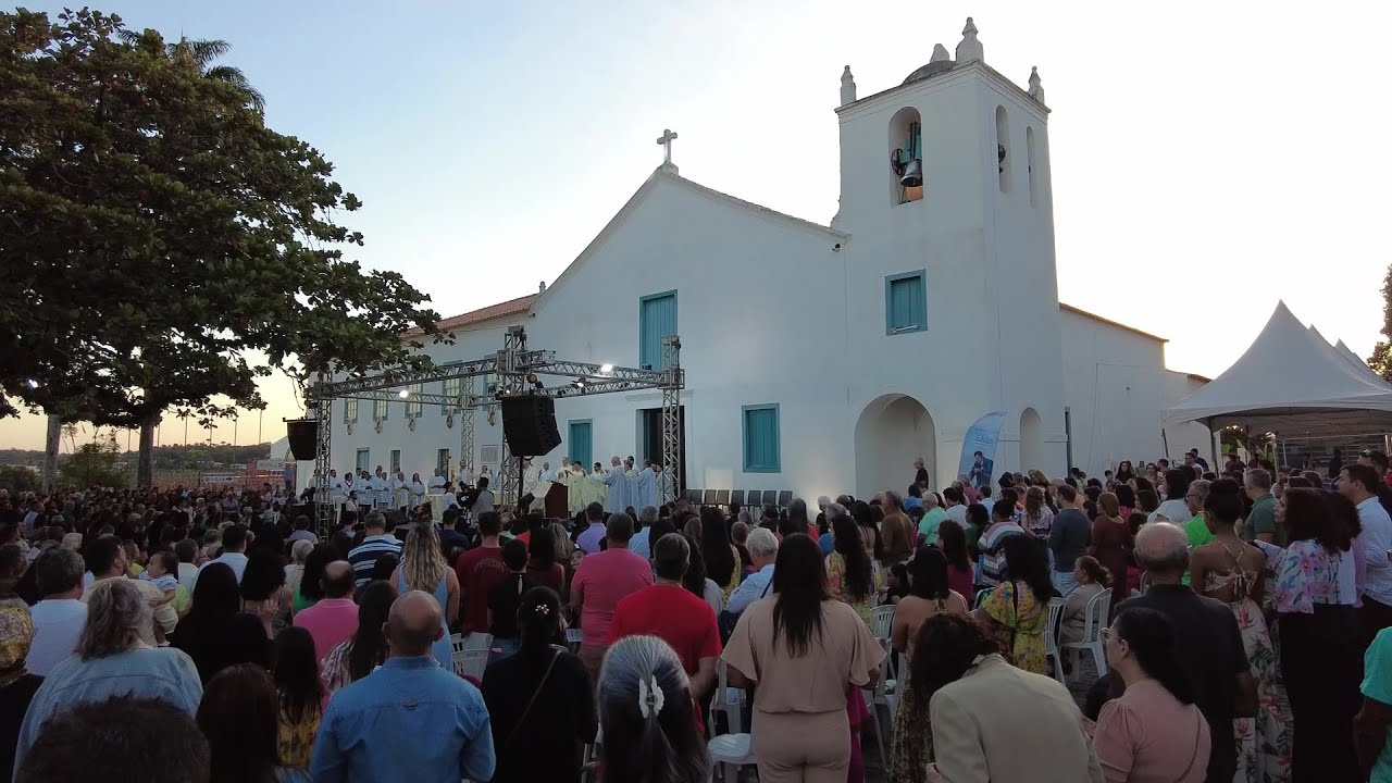 Festa Nacional de São José de Anchieta com multidão de fiéis