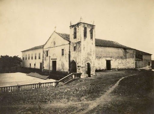 Fotografia histórica do Santuário Nacional de Anchieta, século XIX ou início do XX