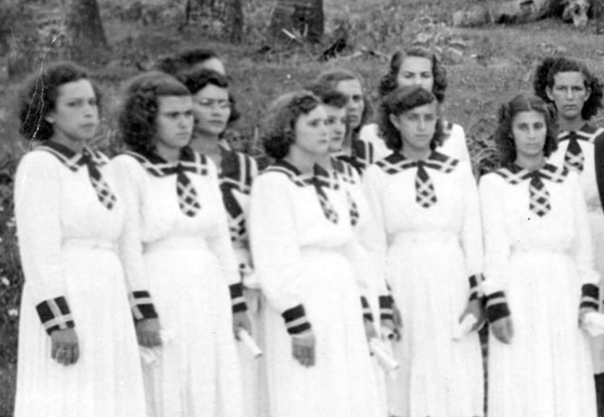 Imagem histórica rara do Colégio Maria Mattos